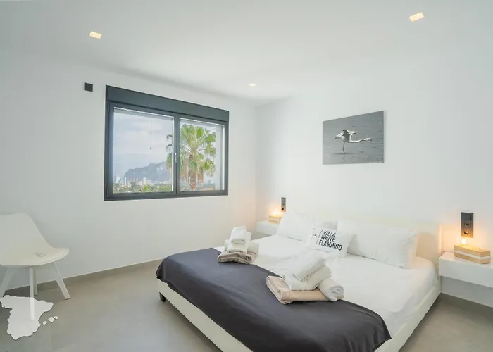 Villa Costablancadreams White Flamingo In