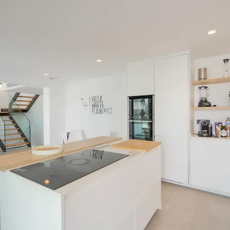 Villa Costablancadreams White Flamingo In *