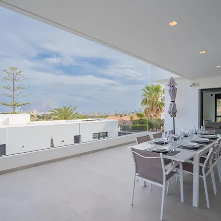 Villa Costablancadreams White Flamingo In *